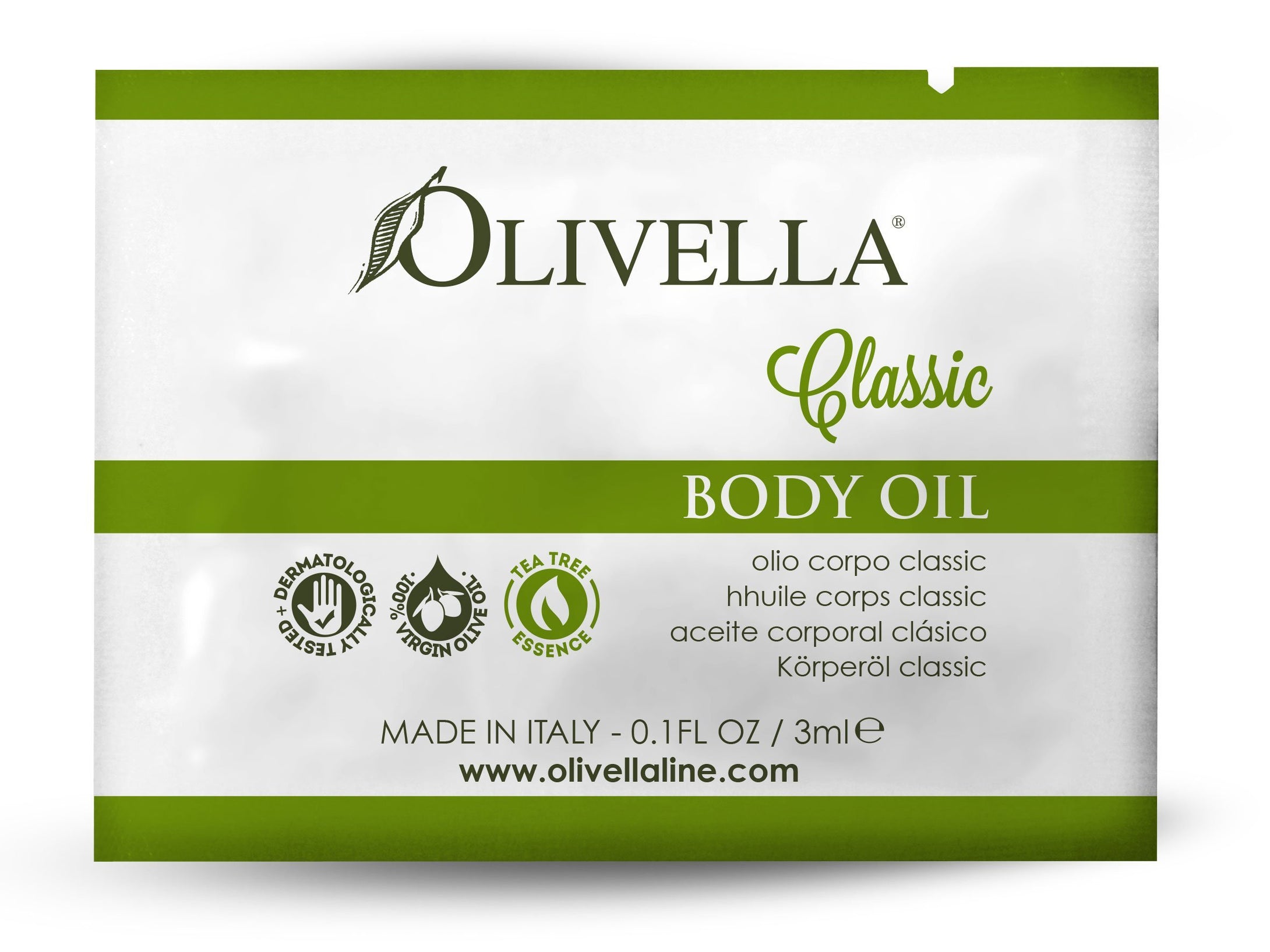 Classic Body Oil Sample - Olivella Official Store
