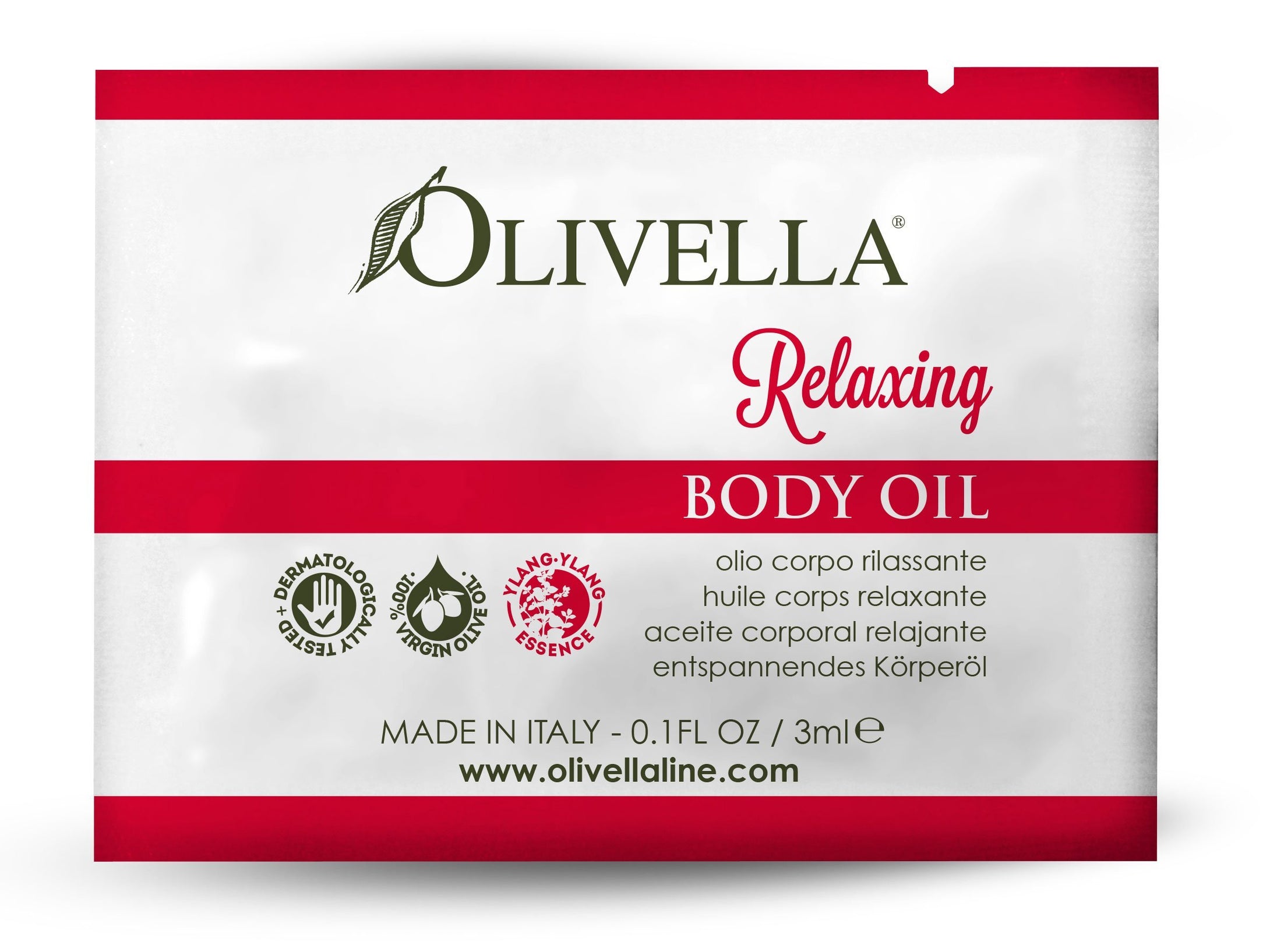 Relaxing Body Oil Sample - Olivella Official Store